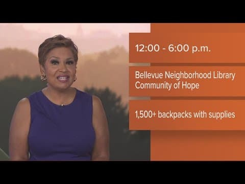 Back to School Bash hosted at Bellevue Neighborhood Library