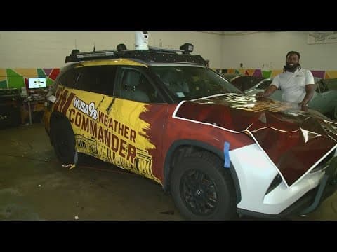 Maryland artist brings WUSA9 Weather Commander to life with custom design