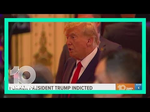 Trump becomes first former president to be indicted. What Florida Gov. DeSantis had to say