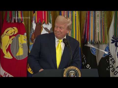 Trump honors Purple Heart recipients, including 3 who sent him medals after attempt on his life