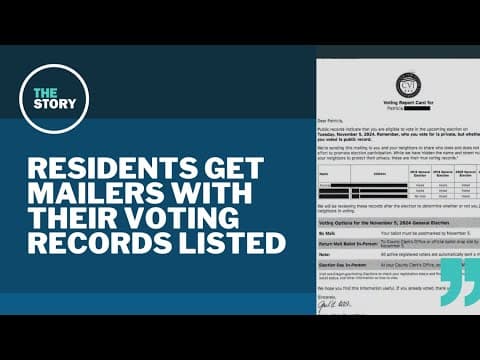 Delivered 'report card' letters show voting records for voters and their neighbors. Is it legal?