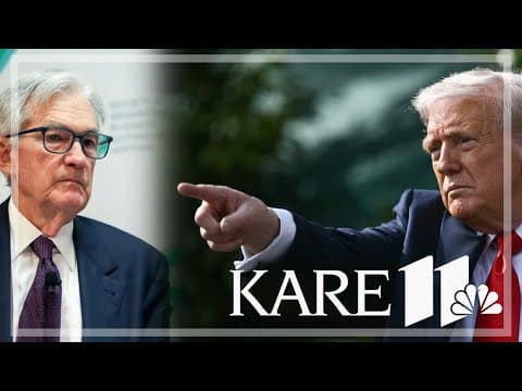 President Trump ramps up pressure on Fed chair as markets remain unstable