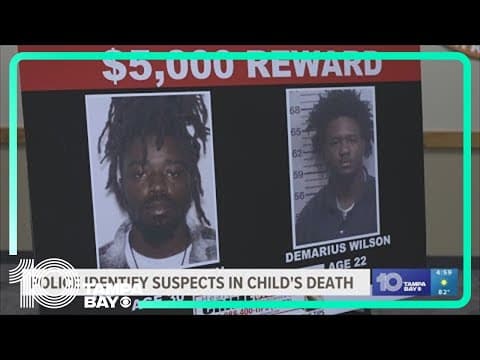 Lakeland police chief names wanted suspects in homicide that killed 2, including a 3-year-old