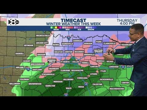 DFW Weather: Winter storm warning issued for Thursday - here's the latest snow forecast