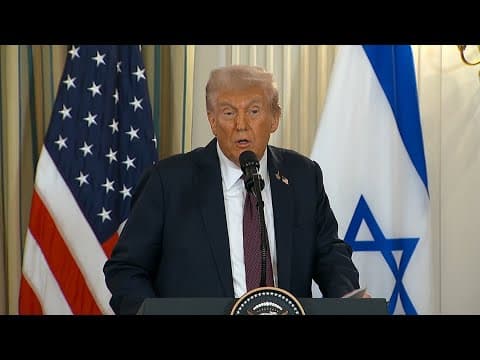 Pres. Trump speaks of 'Board Of Peace' in Gaza after meeting with Israeli Prime Minister Netanyahu