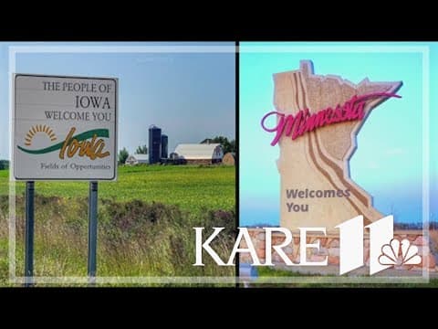 Iowa senator announces bill to purchase 9 Minnesota counties