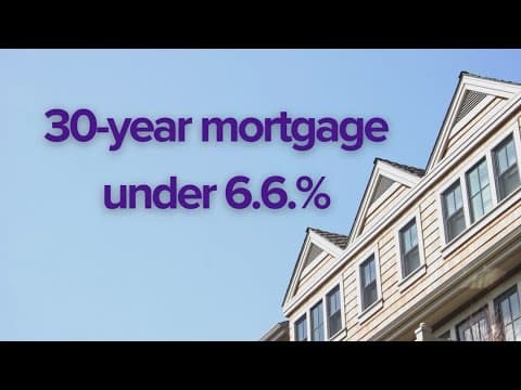 Mortgage rates drop to their lowest levels in 10 months