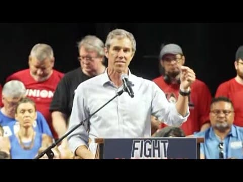 Beto O'Rourke speaks on US attacks on Iran at 'Fight Oligarchy' tour stop in Fort Worth