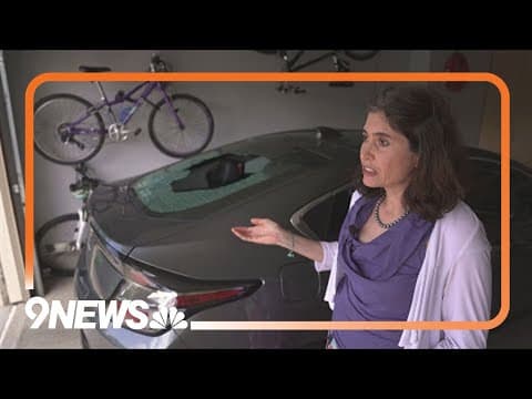 Family says car was target of rock-throwing on I-25