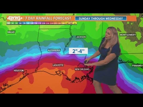 New Orleans Weather: Hot weekend then soggy week