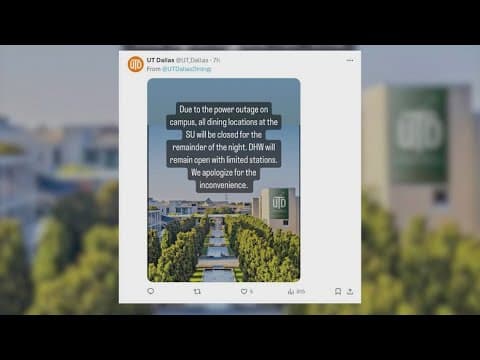 UT Dallas forced to cancel classes after power outage