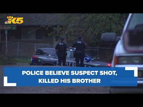 Suspect in custody after allegedly shooting and killing brother in Seattle