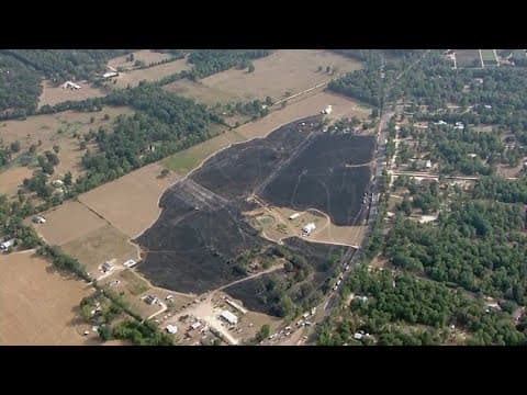 Fire sparked by welding burns 60 acres in Montgomery County, officials say