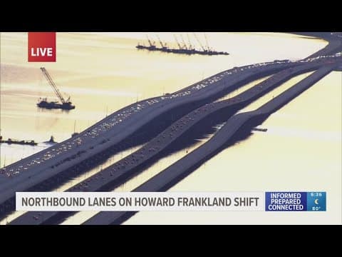 New traffic pattern on Howard Frankland Bridge part of the massive rebuild plan