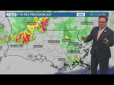 New Orleans Weather: Chance for scattered showers through Essence weekend