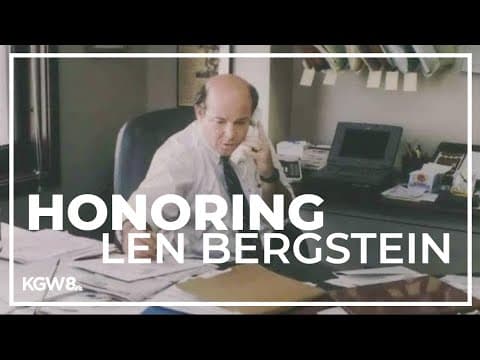 Longtime political strategist Len Bergstein honored, recognized during Oregon Legislature hearing