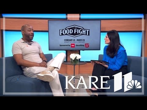 Salvation Army stops by KARE 11 to talk Food Fight