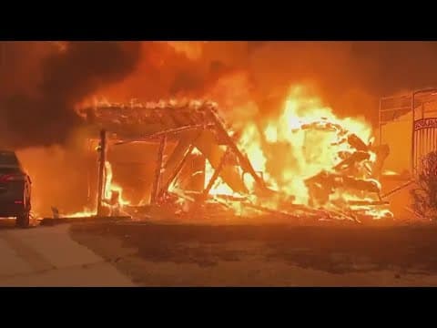 Wildfires burn tens of thousands of acres in Southern California