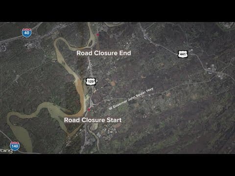 Northbound Alcoa Highway to close this weekend for more blasting