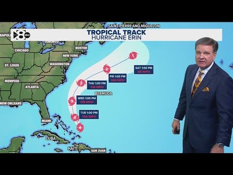 Hurricane Erin sparks rescues and rip current warnings