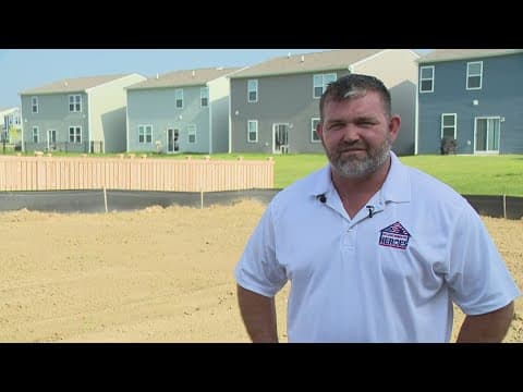 Hoosier veteran helps break ground on mortgage-free home