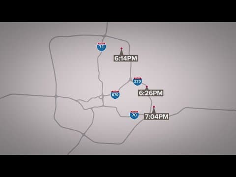 Police investigating 3 separate shootings that left 2 dead, 3 injured around Columbus