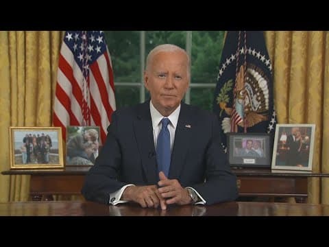 Biden addresses nation | 'I need to unite my party in this critical endeavor'
