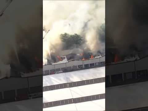 Huge Fire at Self Storage Facility