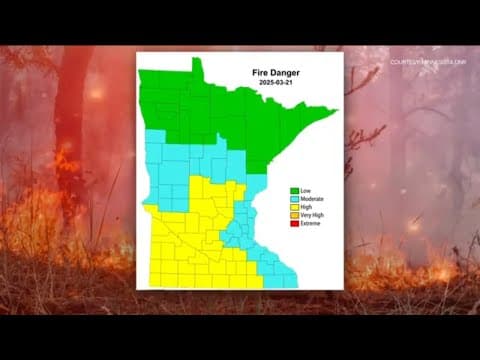 Shoreview brush fire underlines dangers of spring conditions