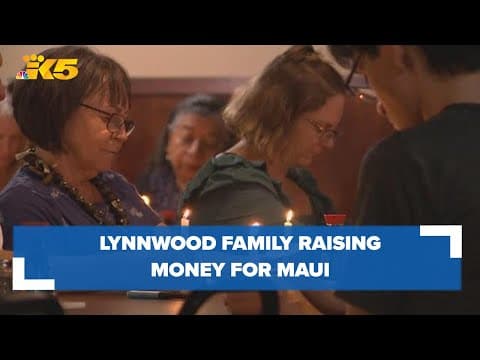 Lynnwood family raising money for Maui after devastating wildfires