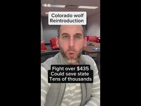 Colorado could change wolf damage policy after fight over $435