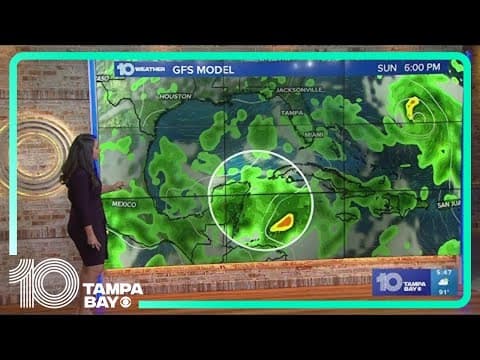 Tracking the tropics: Watching possible tropical development in Gulf