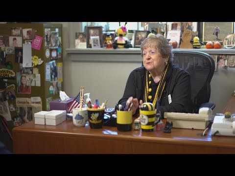 At Virginia college 'Grandma Barclay' turns grief into generations of love