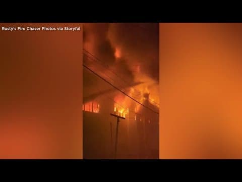 Some MARC trains delayed as investigators try to figure out what caused Baltimore warehouse fire