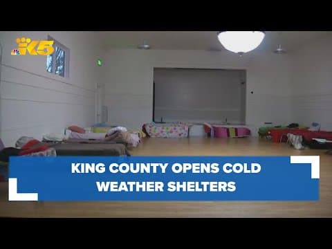 King County activates Tier 2 warming shelters ahead of cold weekend temperatures