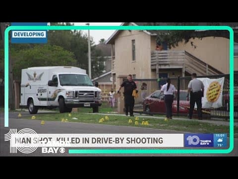 Deputies: Man killed after drive-by shooting at Tampa apartment complex