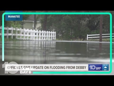 Manatee County faces unprecedented flooding from Hurricane Debby