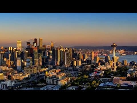 Watch: Last 9 p.m. sunset of the year in Seattle, Tacoma