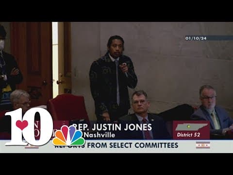 Representative Justin Jones ruled “out of order” during legislative session