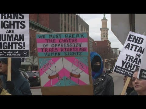 Rally in Indianapolis for trans rights