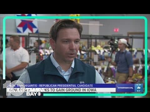 DeSantis looks to gain ground in Iowa, faces questions over Black history teaching standards