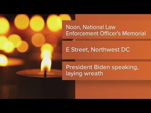 Honoring local law enforcement in DC Wednesday