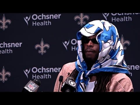 Alvin Kamara talks teammate Foster Moreau's missed TD reception against Jaguars