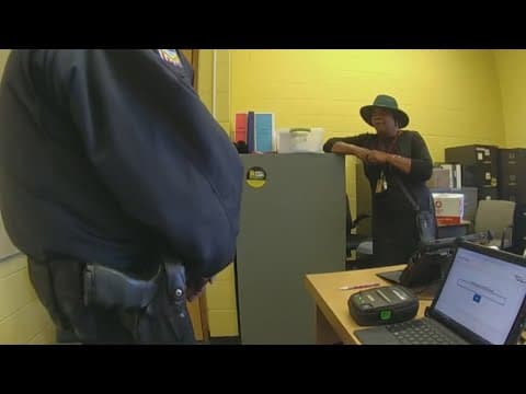 Bodycam video shows middle school principal, Columbus officer disagreeing over school security proto
