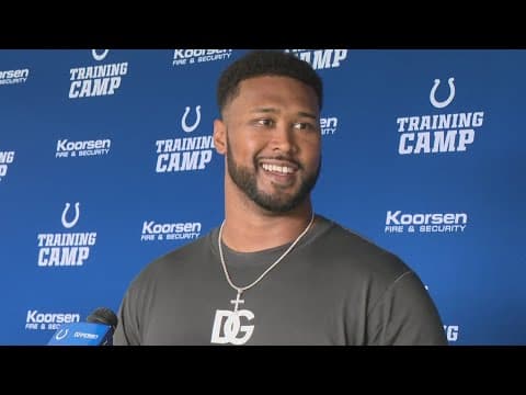 Football is back as Colts report to training camp at Grand Park in Westfield