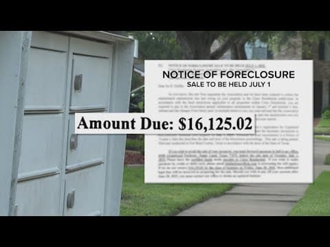 82-year-old veteran faces foreclosure after health struggles