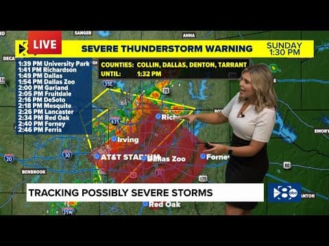 DFW Weather: Tracking possibly severe storms in North Texas | LIVE RADAR