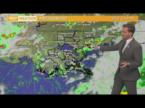 A few storms around with warm temperatures
