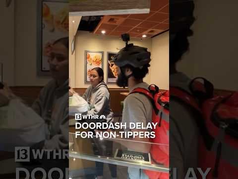 DoorDash warning that no-tip orders might take longer to be delivered