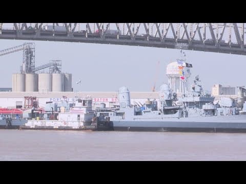 USS Kidd moves to Houma for repairs